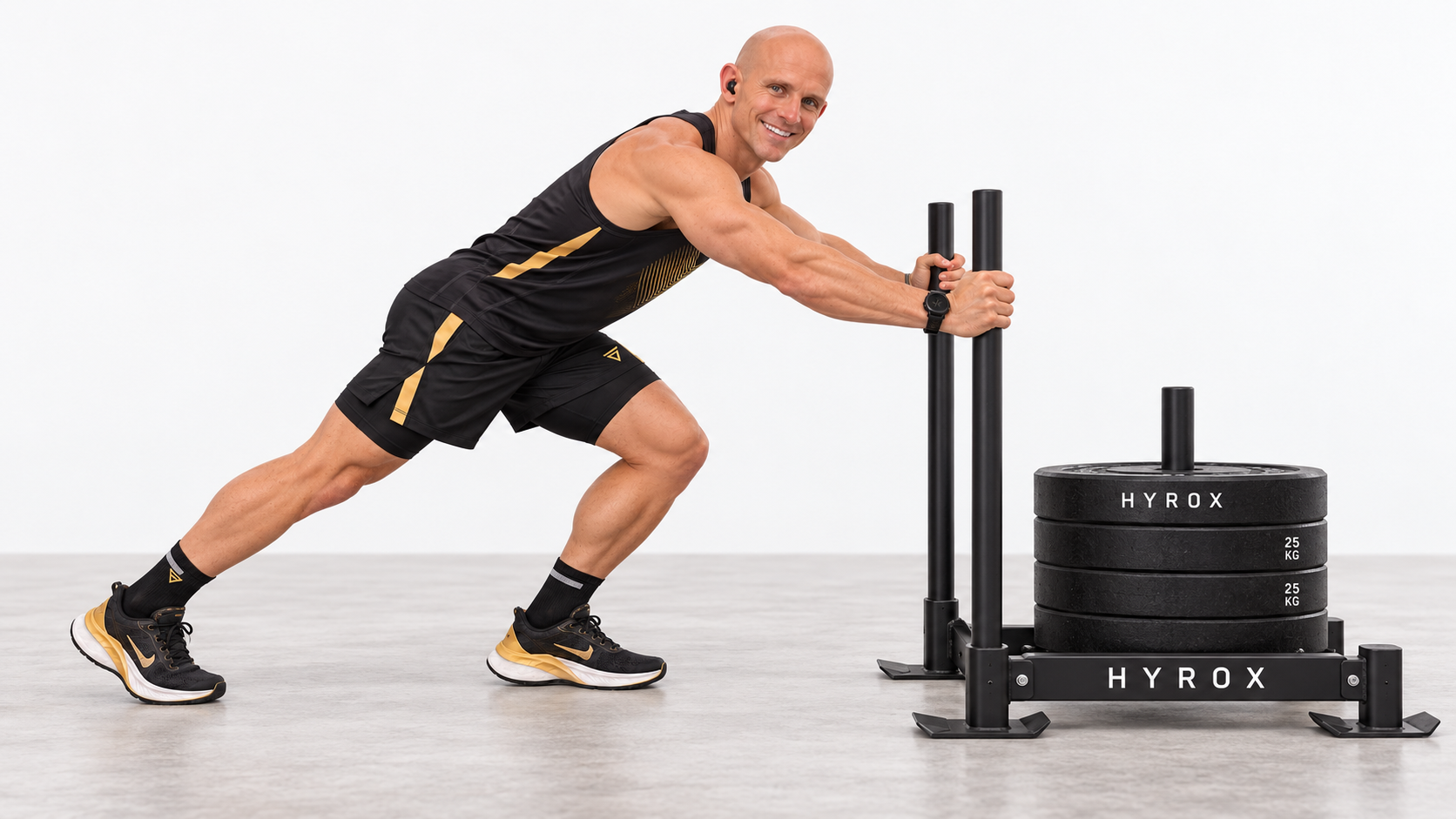 HYROX sled push