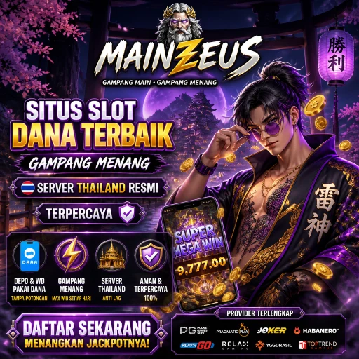 Thumbnail 1 of 3, Poster, MAINZEUS - Situs Slot Dana Terbaik Gampang Menang Server Thailand Resmi Terpercaya designed and sold by MAINZEUS.