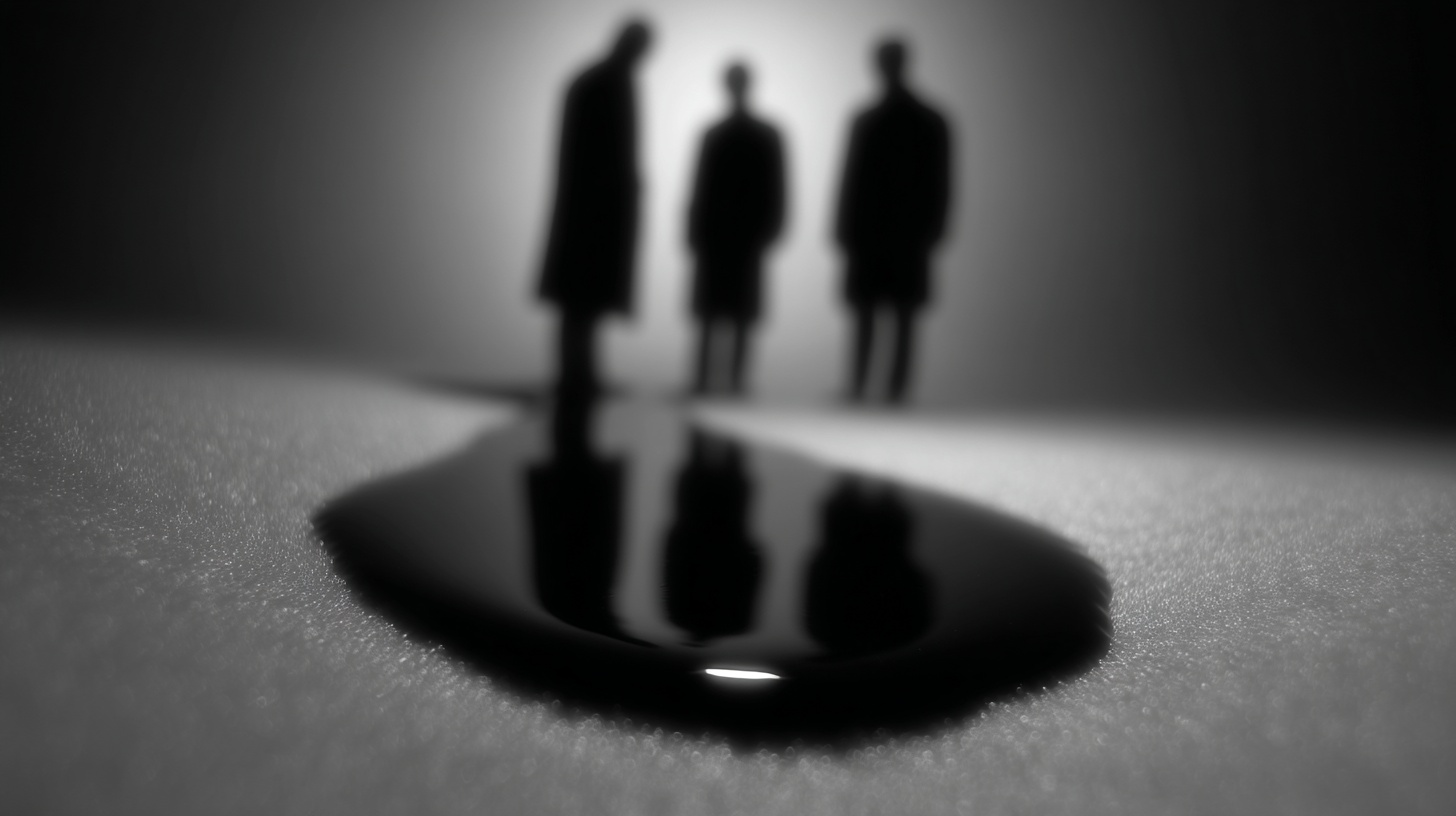 Prompt: strange creatures emerge from the melting liquid pool, minimalist elegant --profile gyf2vaj