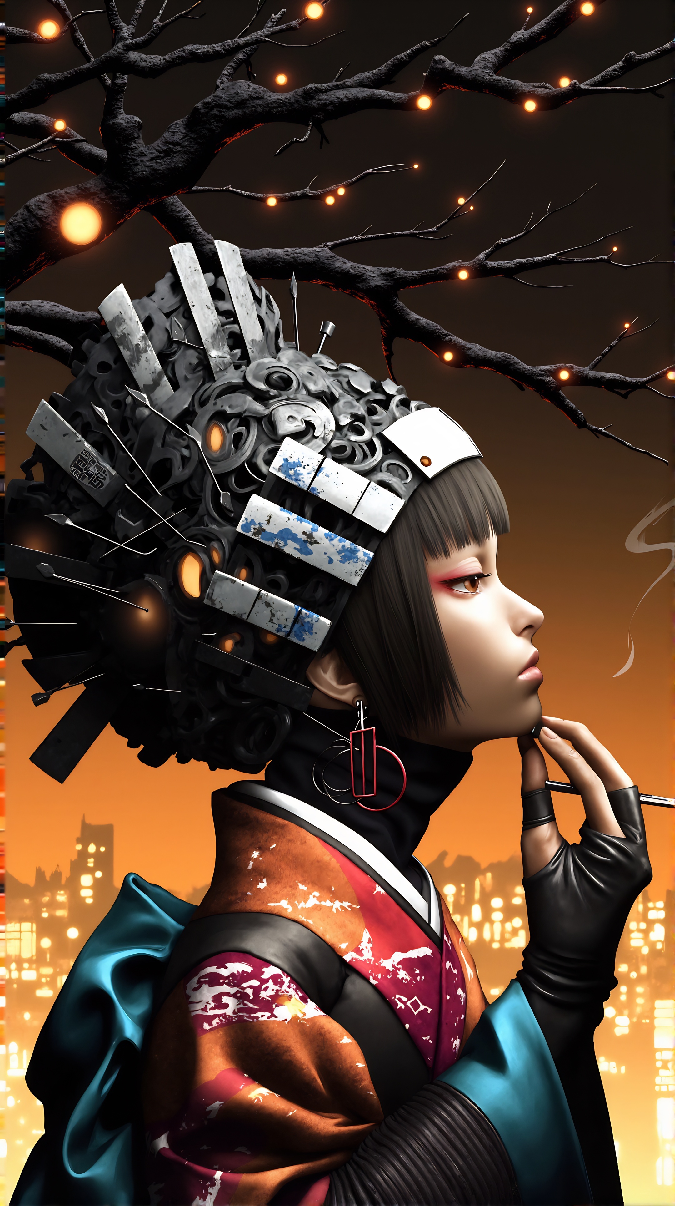 Prompt: digital sumi-e --profile wclsgbo