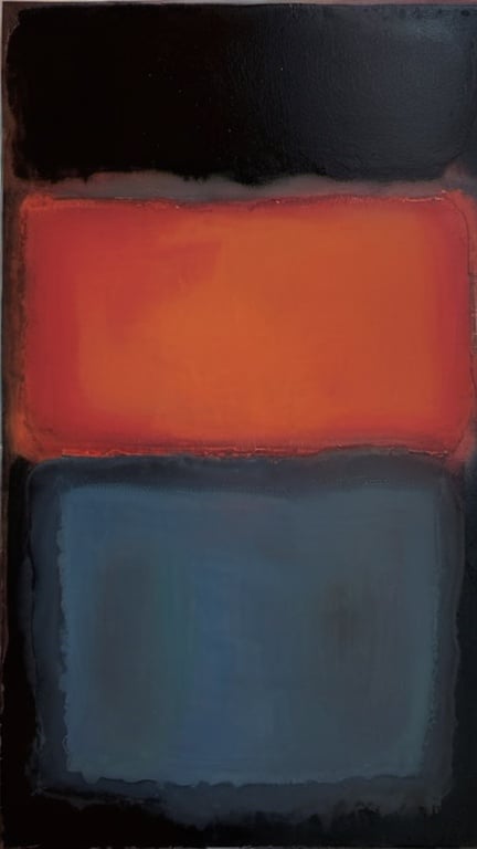 Prompt: A dark oil painting in the abstract 
style of Mark Rothko inspired by the song "Angel" by Sarah McLachlan