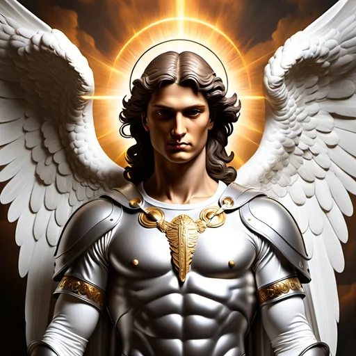 Prompt: Create the image of archangel Michael 