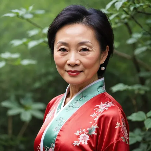 Prompt: Beautiful Chinese mature Lady