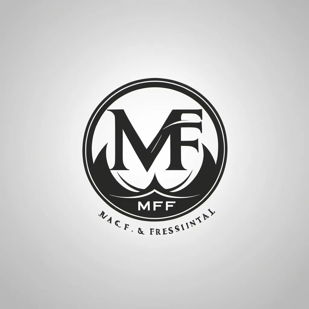 Prompt: create profesinal logo for M&F