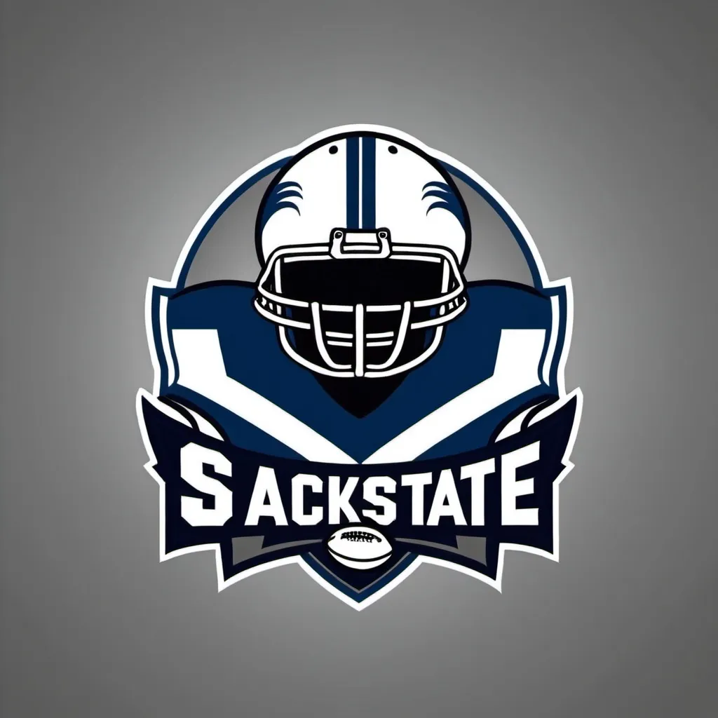 Prompt: Create a logo for a football team called the silver state sackers