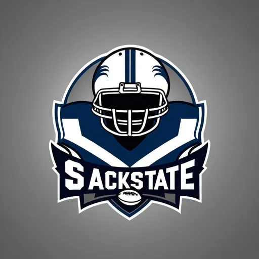 Prompt: Create a logo for a football team called the silver state sackers