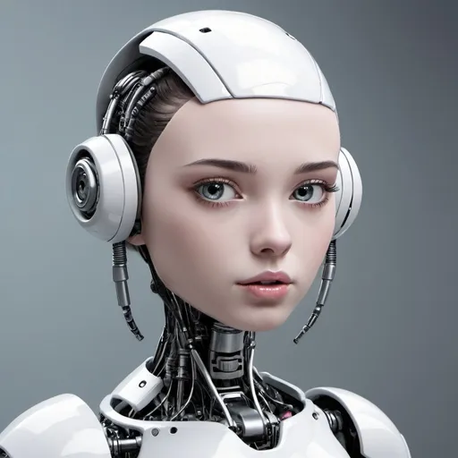 Prompt: Girl Robot