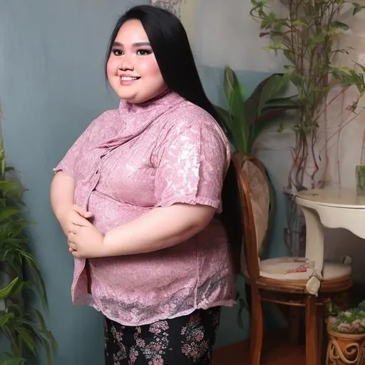 Prompt: Fat isabella putri sugianto