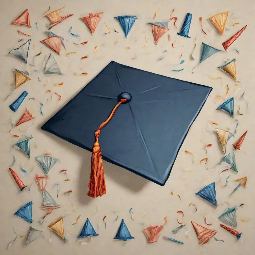 Prompt: graduation hat