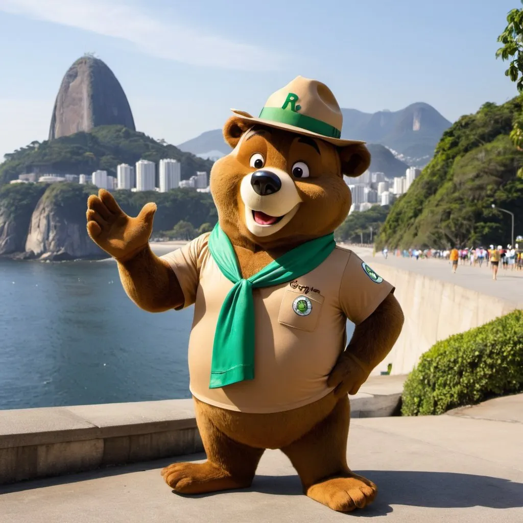 Prompt: add more of rio, yogi bear