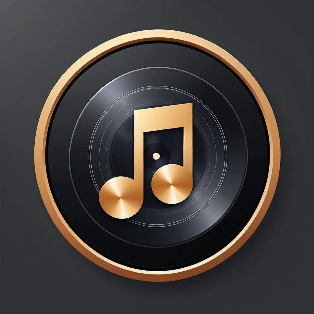 Music Icon In Circle