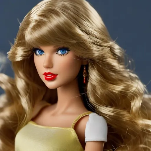 Prompt: Taylor swift as a barbie doll 