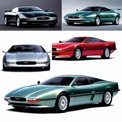 Prompt: Aston Martin Concept Car 80s