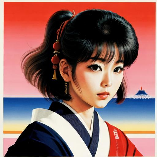 Prompt: Japanese 80s Art