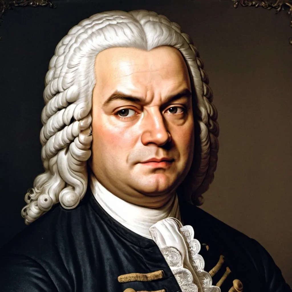 Prompt: johann sebastian bach