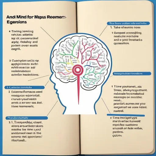 Prompt: create images for  Effective Studying: A Step-by-Step Guide
Step 1: Create Brain-Friendly Notes
Gather Resources: Collect your syllabus, class notes, and any additional resources.
Organize Information: Summarize key points, highlight important concepts, and use headings and bullet points for clarity.
Visual Aids: Include diagrams, charts, and mind maps to visually represent information.
Simplify Content: Break down complex topics into simpler, understandable parts.
Step 2: Memorize Curriculum Content
Active Recall: Test yourself regularly to reinforce memory.
Spaced Repetition: Review material over increasing intervals of time.
Mnemonics: Use memory aids like acronyms, rhymes, and associations to remember facts.
Chunking: Group information into manageable chunks for easier recall.
Step 3: Exam Practice and Apply Content Knowledge
Practice Tests: Take past exams or practice questions to familiarize yourself with the format and types of questions.
Simulate Exam Conditions: Practice under timed conditions to improve time management.
Review Mistakes: Analyze your errors and understand why you made them to avoid repeating them.
Apply Knowledge: Use real-world examples or case studies to apply what you've learned in practical scenarios.