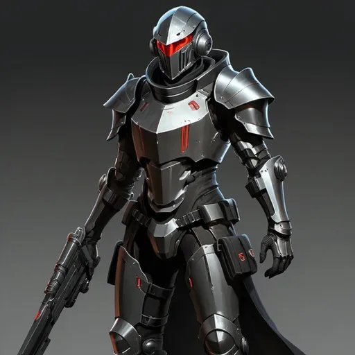 Prompt: Sci-fi Knight 