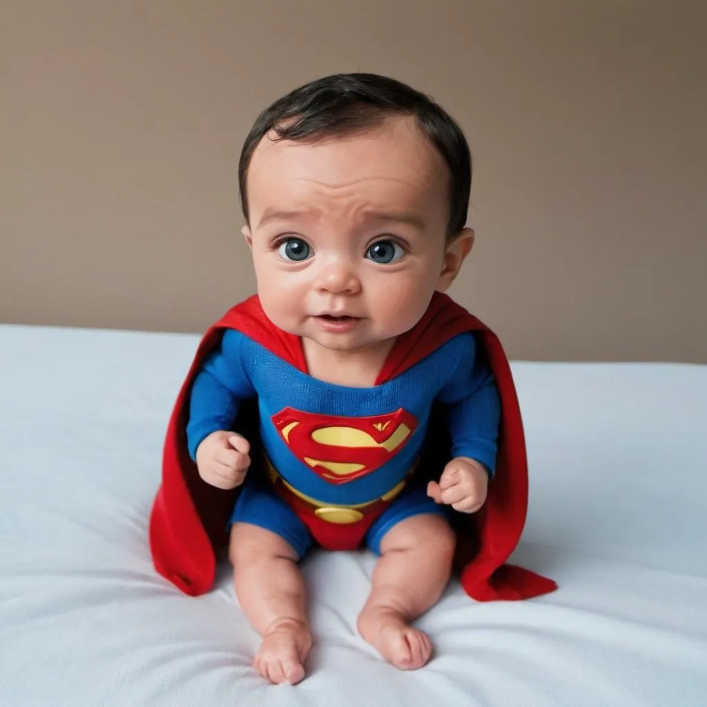 Prompt: baby Kal EL