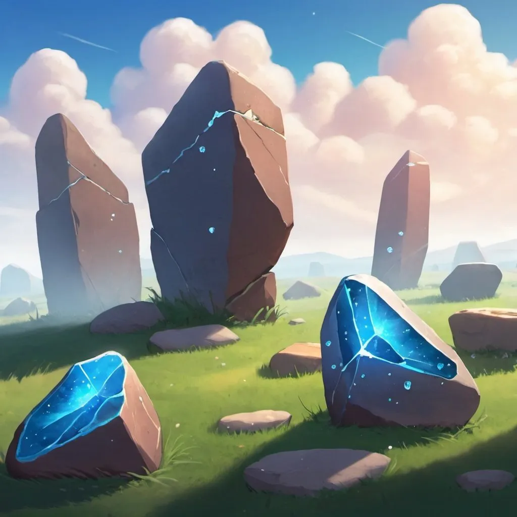 Prompt: sky stones