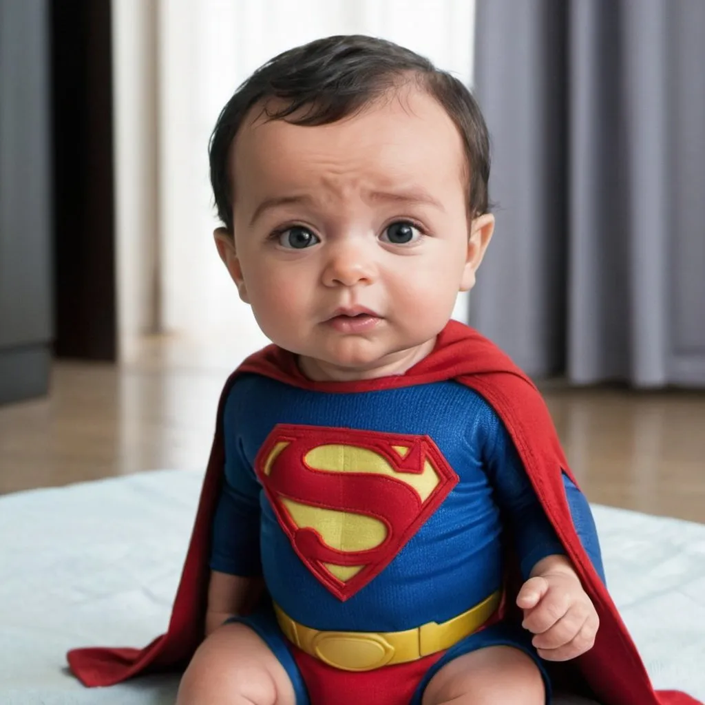 Prompt: baby Kal EL