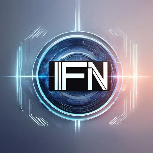 Prompt: Create a logo featuring the letters "IFN" prominently positioned in the center. The background should be a futuristic AI-themed world, reflecting advanced technology and innovation. The design should seamlessly blend the modern, high-tech aesthetic of the AI world with the clear, bold presentation of "IFN." Ensure the logo maintains a balance between the futuristic background and the central text, making "IFN" the focal point of the design.