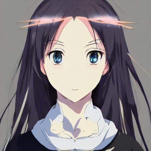 Prompt: anime portrait of a {character}, anime eyes, beautiful intricate {color} hair, shimmer in the air, symmetrical, in re:Zero style, concept art, digital painting, looking into camera, square image