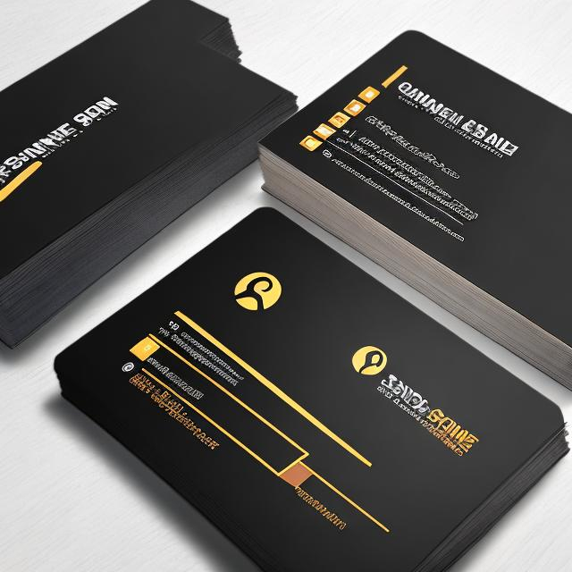 Prompt: Person Person creating logo and business card designs