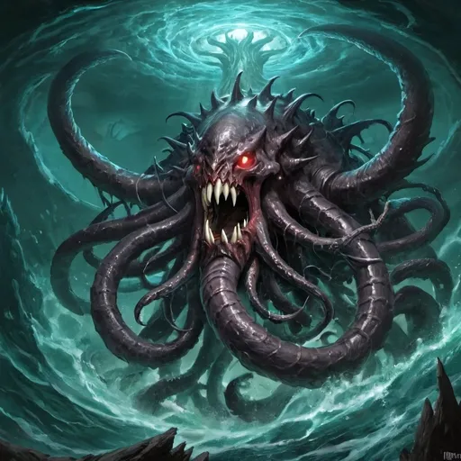 Prompt: domain expansion: abyssal maelstrom