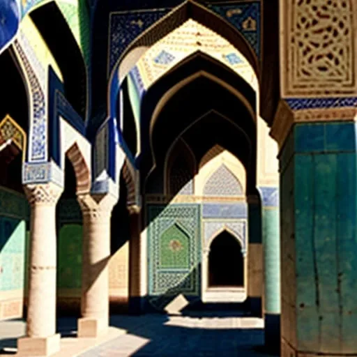 Prompt: Sher-Dor Madrasa, Samarkand, Uzbekistan

Sherdor Madrasah, located on the famous Registan Square in Samarkand, is one of the outstanding examples of Islamic architecture of the 17th century. Built in 1619-1636 by order of the ruler Yalangtush Bahadur, the madrasah is famous for its colorful mosaics decorated with images of lions and sun faces, which gave it the name “Sherdor” (“with lions”). The courtyards and halls of the madrasah are decorated with complex ornaments and tiles. Sherdor Madrasah, together with Ulugbek Madrasah and Tillya-Kari Madrasah, forms a majestic ensemble on Registan Square, being an important historical and cultural landmark of Uzbekistan.