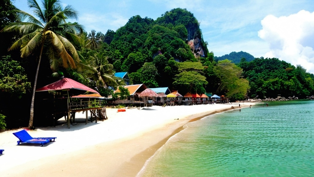 Prompt: Beaches on Ko Chang Island, Thailand .
Koh Chang, the third largest island in Thailand, is known for its picturesque beaches and diverse landscapes. Some of the best beaches on the island include:
- White Sand Beach (Hat Sai Khao) - the most popular beach with white sand and crystal clear water. There are many hotels, restaurants and bars here.
- Klong Prao Beach - a long and quiet beach, divided into northern and southern parts, with beautiful lagoons and the Klong Plu waterfall.
- Kai Bae Beach - ideal for families and water sports enthusiasts, with plenty of restaurants and nightclubs.
- Lonely Beach - attracts young people and travelers looking for a party atmosphere and simple bungalows.
Each of these beaches offers unique opportunities for relaxation, from quiet relaxation to active entertainment.