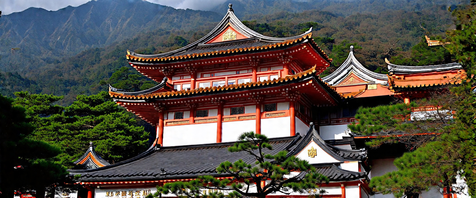 Prompt: Mountain Monastery. 
Mountain Monastery, Lushan National Park, Jiangxi Province, China

Mountain Monastery in Lushan National Park, located in Jiangxi Province, is one of the most famous Buddhist monasteries in China. This monastery, founded in the 4th century, is known for its ancient architecture and picturesque location among mountains and forests. Lushan National Park is included in the UNESCO World Heritage List due to its unique natural and cultural values. The monastery attracts pilgrims and tourists from all over the world, offering tranquility and spiritual solitude.