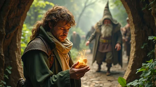 Prompt: Embark on an unforgettable journey with Bilbo Baggins, the quintessential Hobbit, as he leaves his comfortable hole in The Shire. He's joined by Gandalf the Grey and a company of Dwarves, led by Thorin Oakenshield, on a quest to reclaim the Lonely Mountain's treasures from the dragon Smaug. This is no ordinary trip; it's filled with goblins, giant spiders, and elves. Amidst perilous adventures, Bilbo discovers a magical ring and his own courage, becoming an unlikely hero.