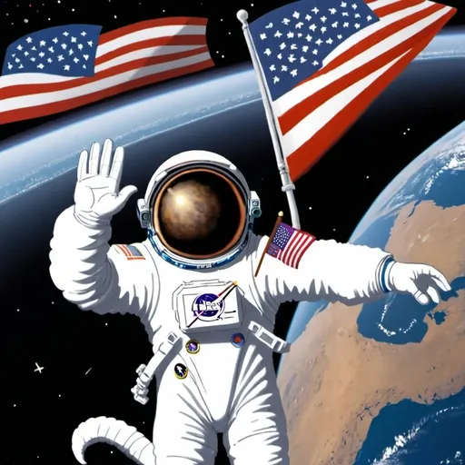 Prompt: Fourth of July in Space.
It may seem remarkable that no American spent the Fourth of July holiday in space for the first 21 years of human spaceflight. Not until 1982 and the 35th U.S. human spaceflight did Americans awaken in space on Independence Day, and then bring their spacecraft back to Earth later in the day to a rousing welcome by the President of the United States. Another 10 years elapsed before more Americans found themselves in orbit on July 4. But as flight rates and crew sizes increased, and as Americans began living and working aboard space stations, spending the holiday in orbit turned into an annual event, celebrated with crew members from other nations. Through 2024, 73 Americans have celebrated Independence Day in space, eight of them twice, each in a unique style.