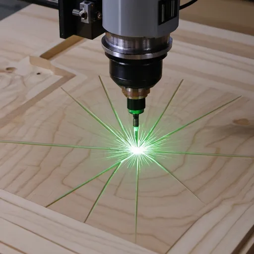 Prompt: cut laser cnc wood