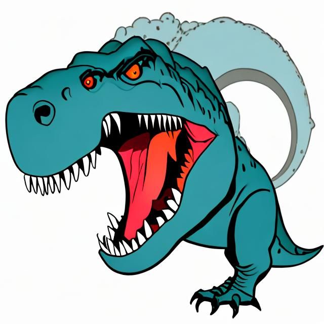 Prompt: logo t-rex