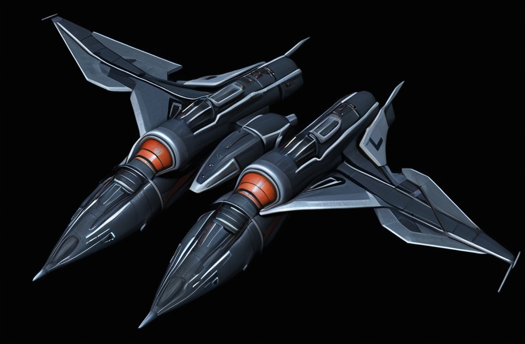 Prompt: Sci-fi Fighter craft