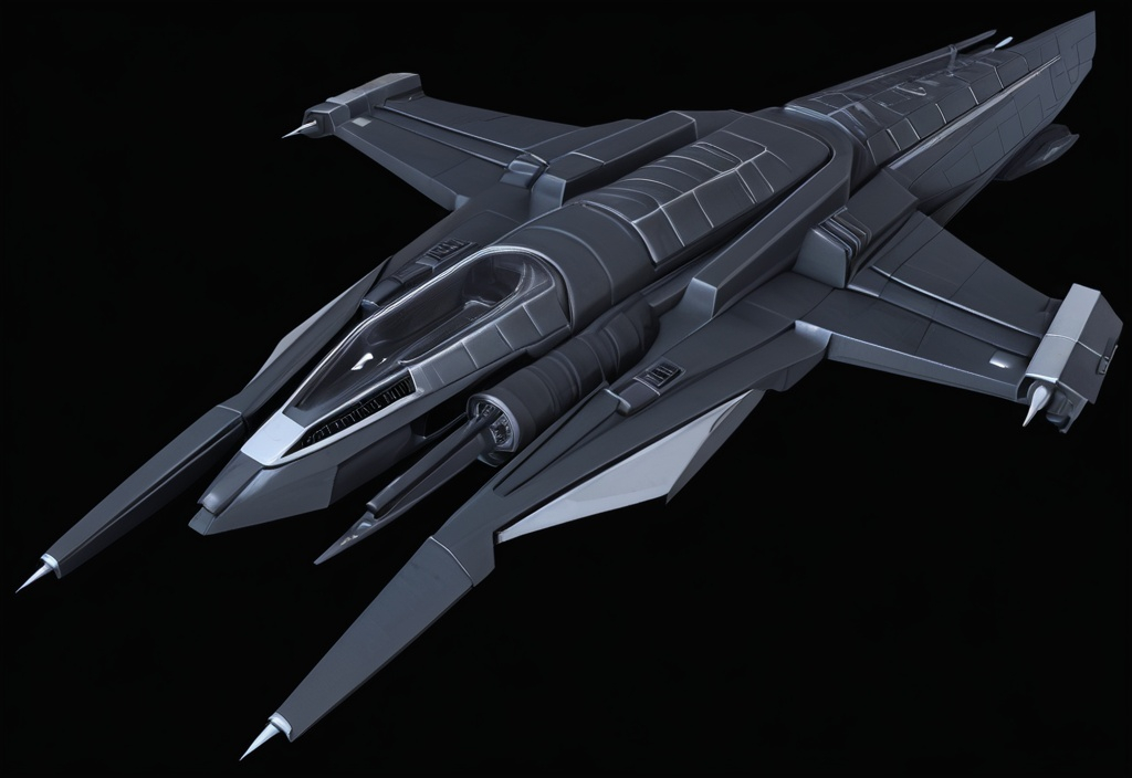 Prompt: Sci-fi Fighter craft