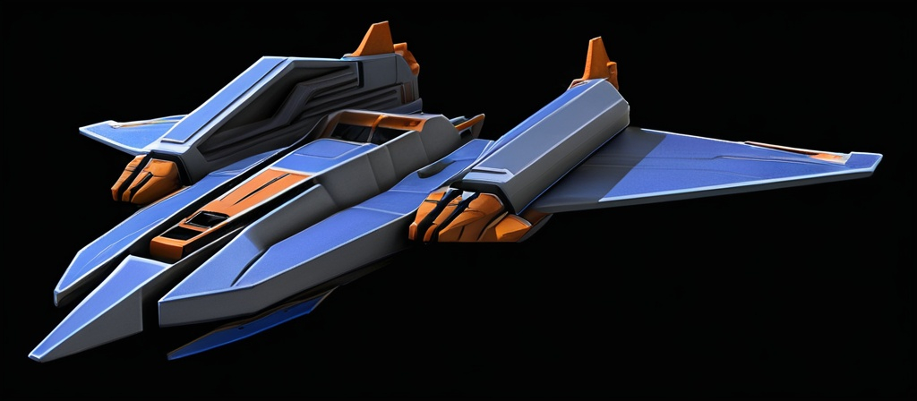 Prompt: Sci-fi Fighter craft