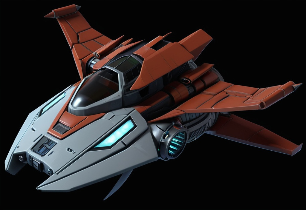 Prompt: Sci-fi Fighter craft