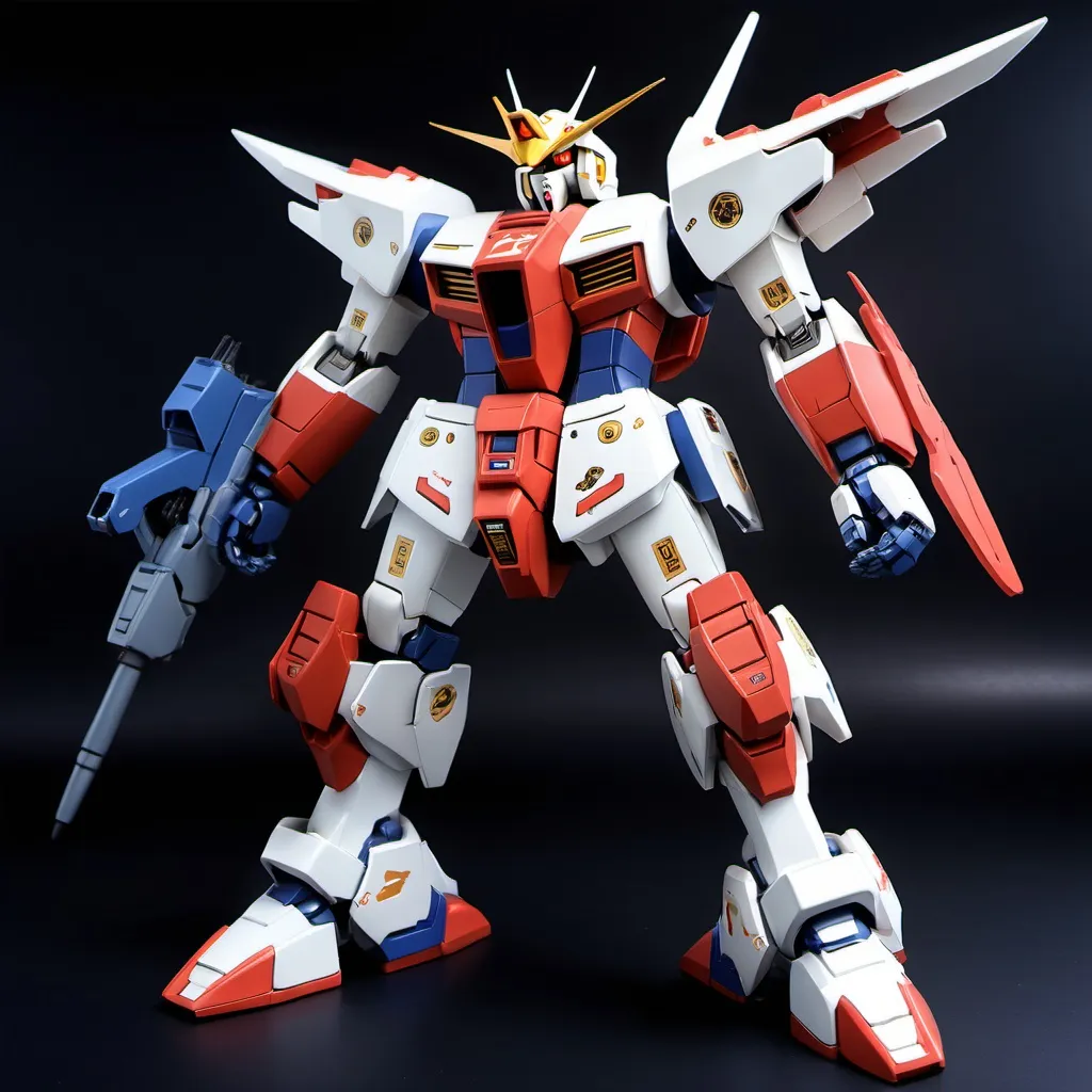 Prompt: Sci-fi zodiac gundam mecha