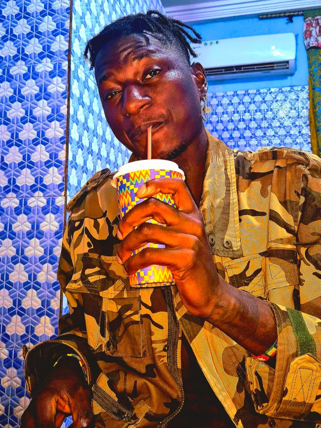 Prompt: African army gangster ALi boubacar 