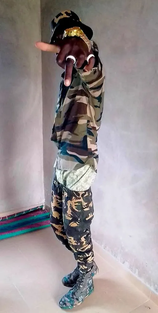 Prompt: military photo style technique ALi boubacar 