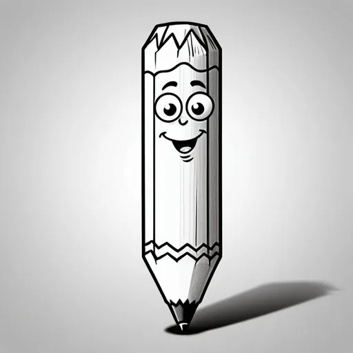 Prompt: cartoon pencil
