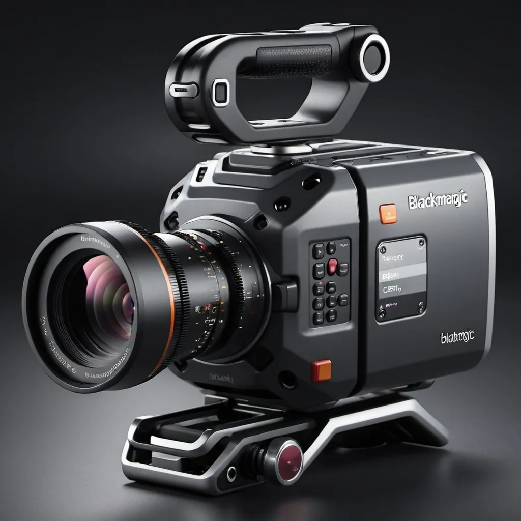 New blackmagic design camera