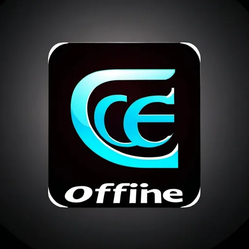 Prompt: Offline 3d logo

