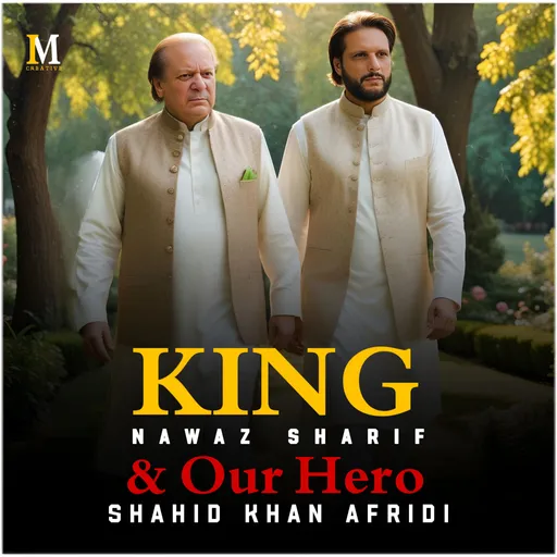 Prompt: Nawaz Sharif And Shahid Khan Afridi AI Generated Photo 