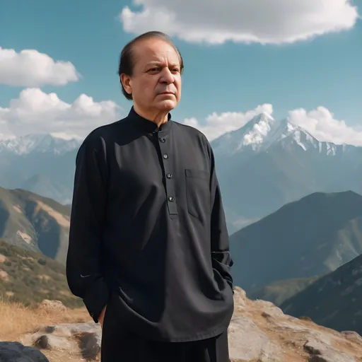 Prompt: Nawaz Sharif One Man Army AI Generated 