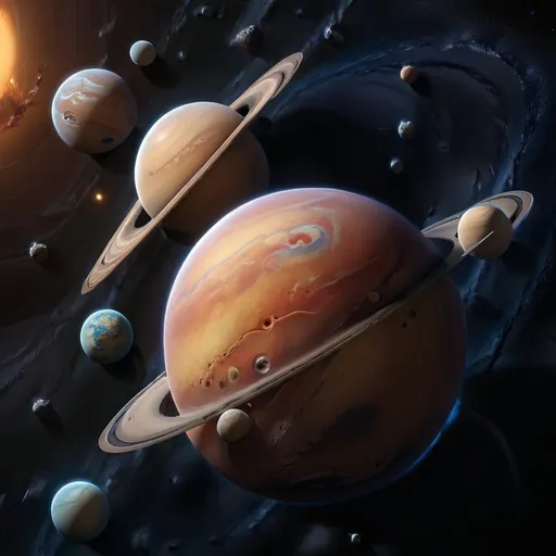 Prompt: planets in the solar system