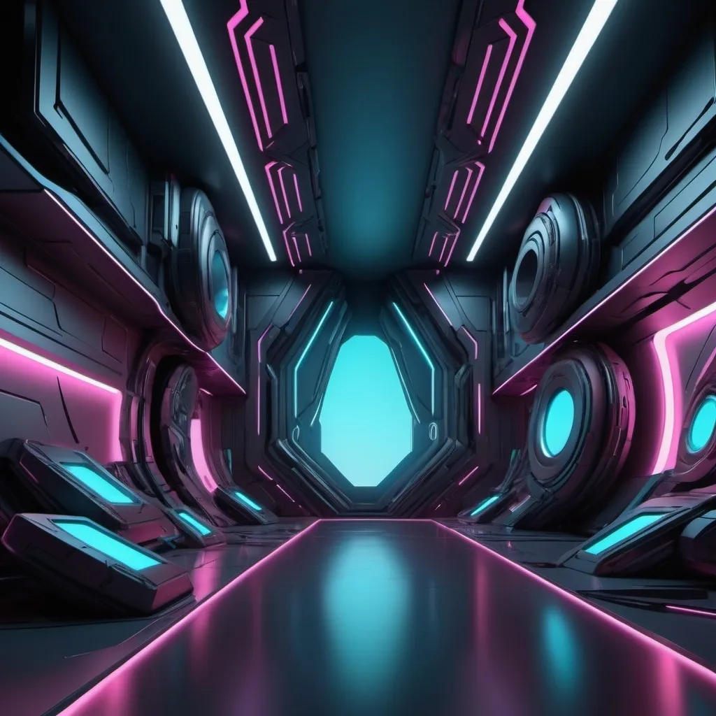 Prompt: (3D), vivid cool tones, futuristic design, sleek and modern aesthetic, dynamic composition, edgy and abstract forms, high depth and ultra-detailed, captivating atmosphere, moody settings, innovative shapes, visually striking elements, engaging visual experience, striking contrasts and balance, hd quality.