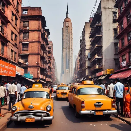 Prompt: If new york city was in india